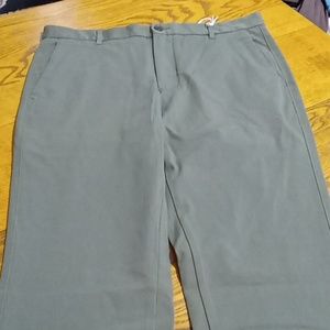 EVERLANE MEN'S Pants New Green 36 x 32 Slacks DARK OLIVE Performance Chino